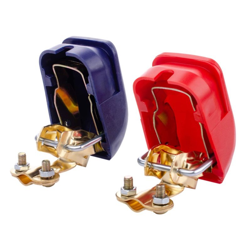 EL-BTL067 12V/24V Brass Quick Release Battery Terminals Screw Terminal Clamps Connectors 