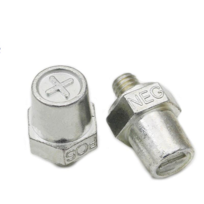 Lead Alloy M8 Studs 17-19mm Quick Connector Screw Terminal for Boat & Car Racing Automotive Application